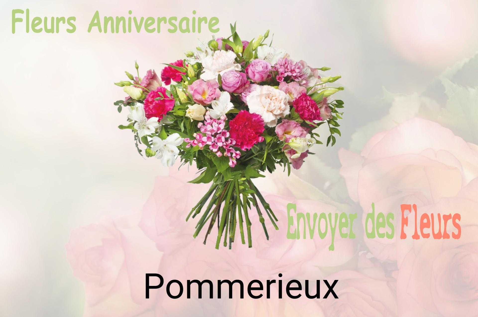 Bouquet de fleurs d’anniversaire livré à Pommerieux